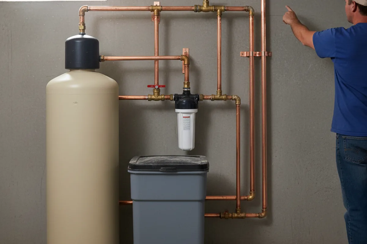 Whole-house water treatment system installed in Buda
